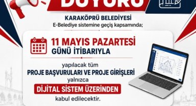 Karaköprü Belediyesi'nden Dijital Başvuru Dönemi Başlıyor