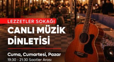 Karaköprü Lezzetler Sokağı'nda Canlı Müzik Keyfi Başladı