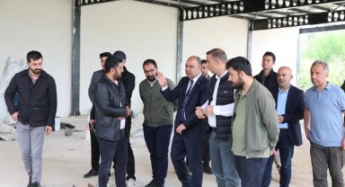 Karaköprü'de Gençlik Yatırımı: Spor Salonu İnşaatı İncelendi