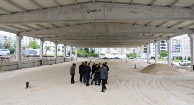 Karaköprü'de Yeni Semt Pazarı İnşaatı Başkan Çiftçi Tarafından İncelendi