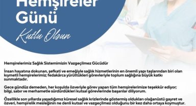 Şanlıurfa İl Sağlık Müdürü'nden Hemşireler Günü Mesajı