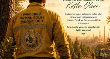Şanlıurfa Orman İşçileri 1 Mayıs'ta Anıldı