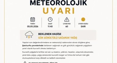 Şanlıurfa'da Kuvvetli Yağış Uyarısı: Siverek Belediyesi'nden Dikkatli Olma Çağrısı