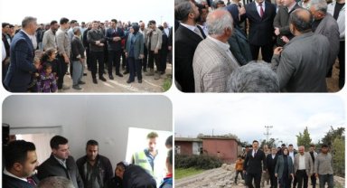 Viranşehir'de Fırtına Sonrası Vatandaş Ziyareti: Kaymakam Ülkü ve Milletvekili Yazmacı Sahada