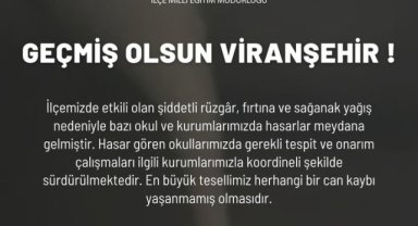 Viranşehir'de Milli Eğitim Faaliyetleri Şanlıurfa Valiliği ve Bakanlık Tarafından Takip Ediliyor