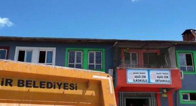 Viranşehir'de Zok Okulu Bahçesi Çocuklar İçin Yenilendi